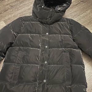 DKNY Black Water-Resistant Jacket